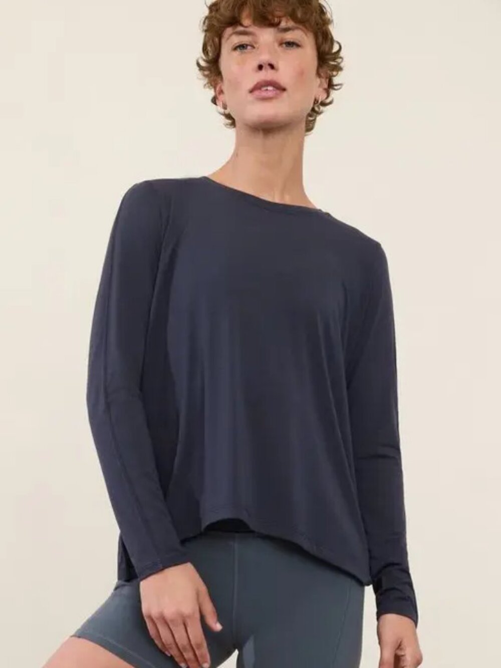 Athleta With Ease Top; NWT; Size XL; Navy Blue